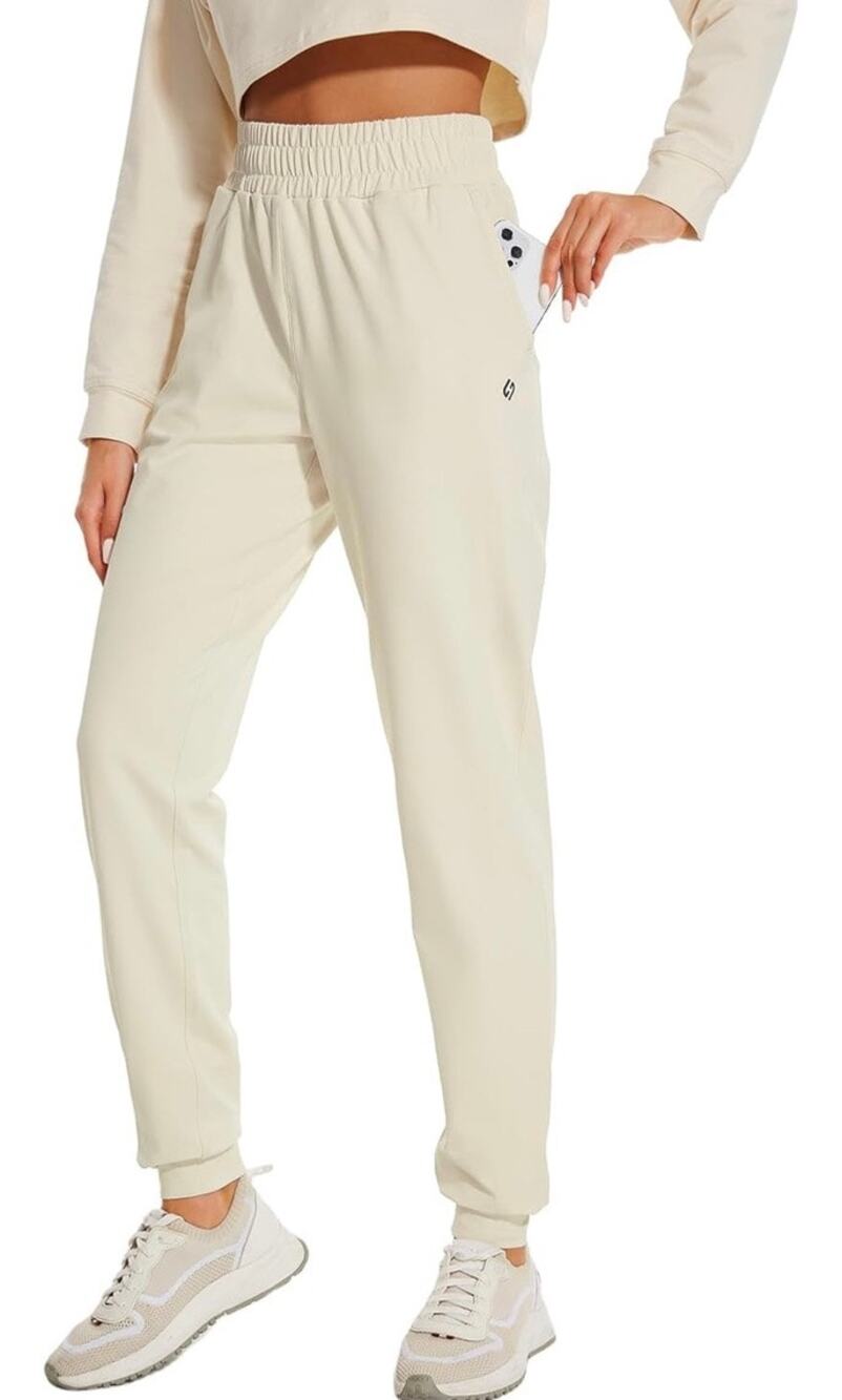 Hodo Cream Jogger Pants